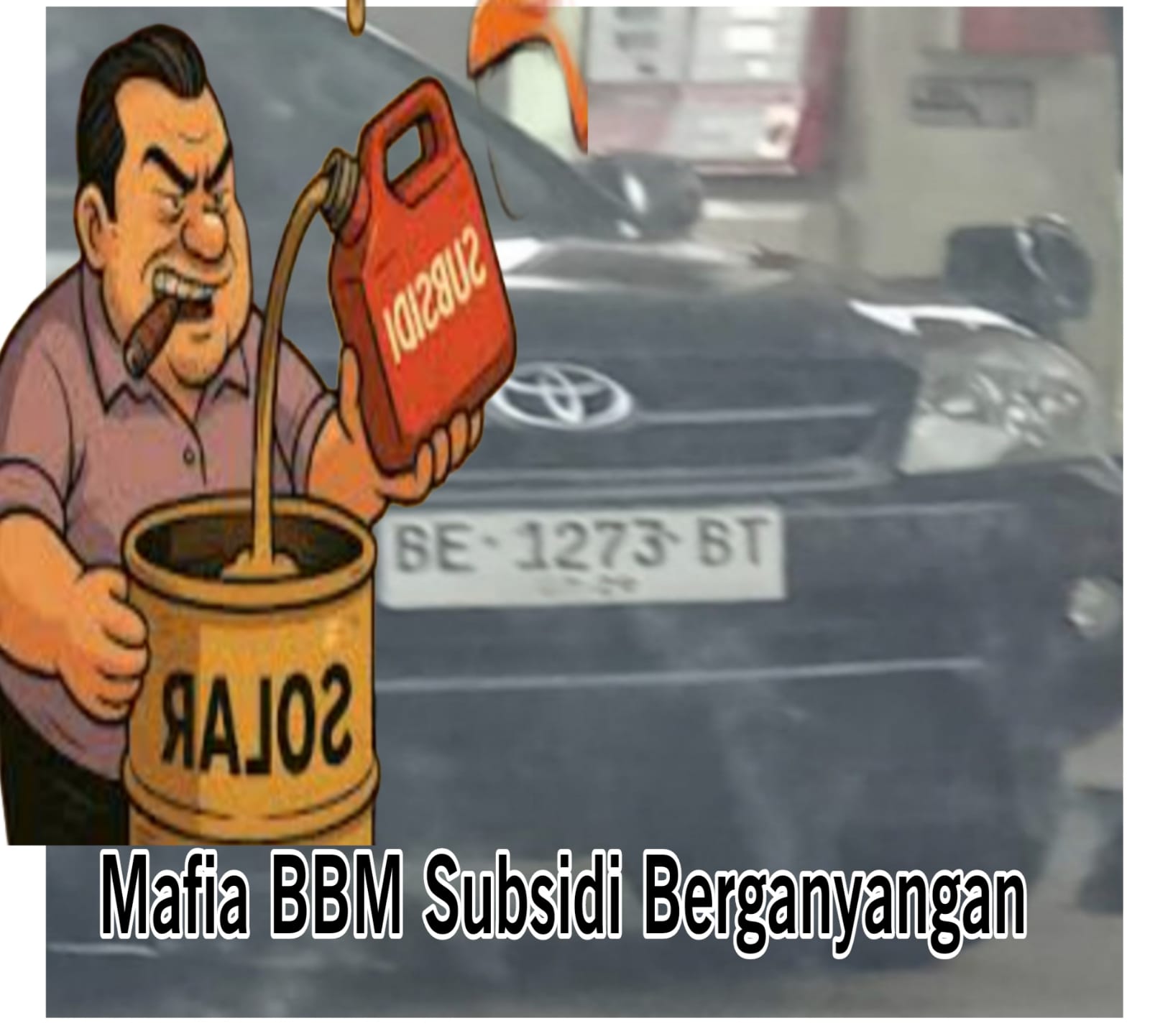 Misteri Mobil Fortuner Hitam BE 1273 BT Sang Penakluk Solar Subsidi , Keluar Masuk SPBU Hingga Timbun BBM Ilegal 