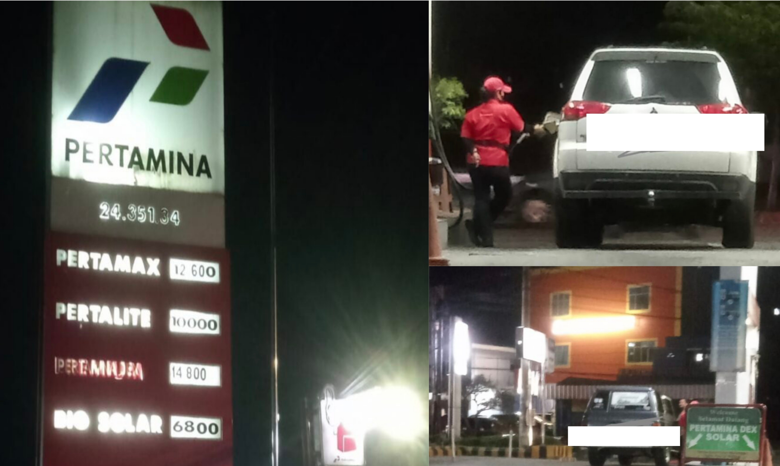Petugas Operator SPBU 24.351.34 Antasari Diam - Diam Layani Sejumlah Mobil Pengecoran Diduga Pelaku Pelangsir Berikan Uang Ngecor