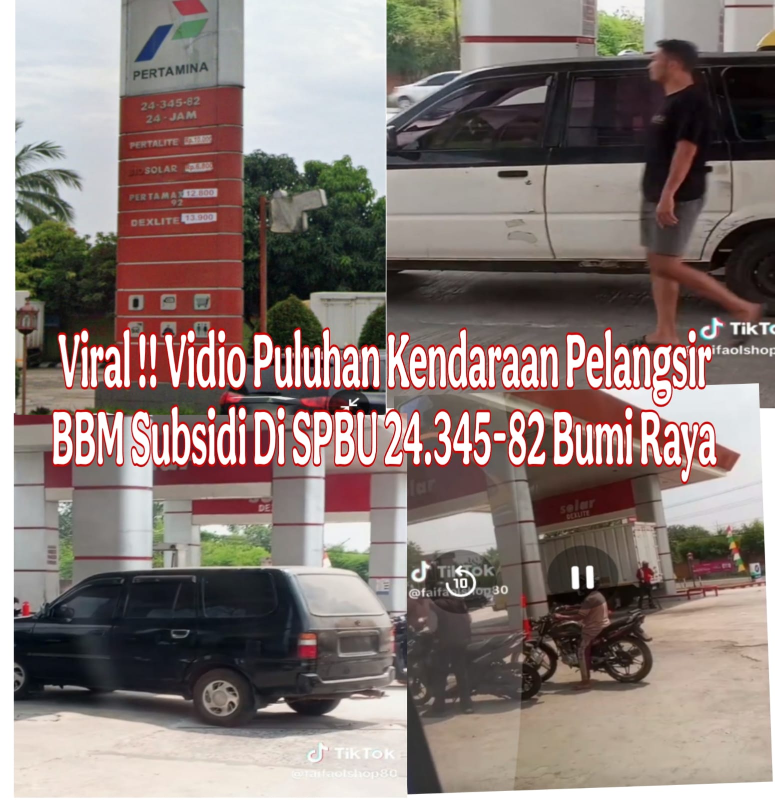Tim Pertamina Dikabarkan Temukan Pelanggaran Terkait Penyaluran BBM Subsidi, Buntut  Viral Rekaman Pengecoran Di SPBU 24.345.82 Kota Bumi : Pengamat Migas Desak BPH Migas Beserta Polda Lampung Mengusut Tuntas 